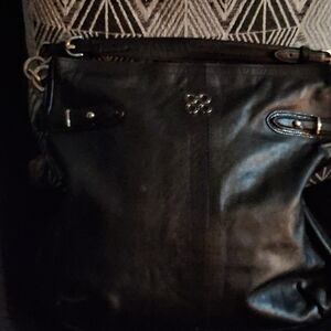 Coach Black Leather Shoulder Bag